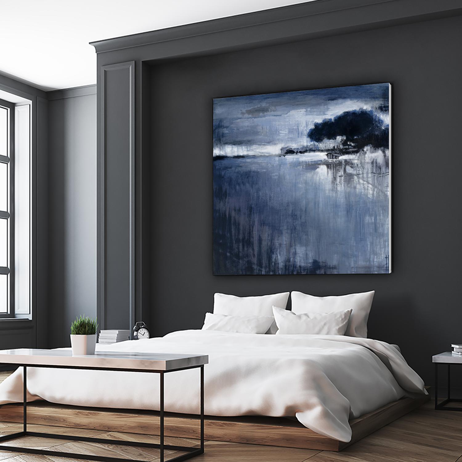 Cambria Fields by Terri Burris on GIANT ART - white abstract