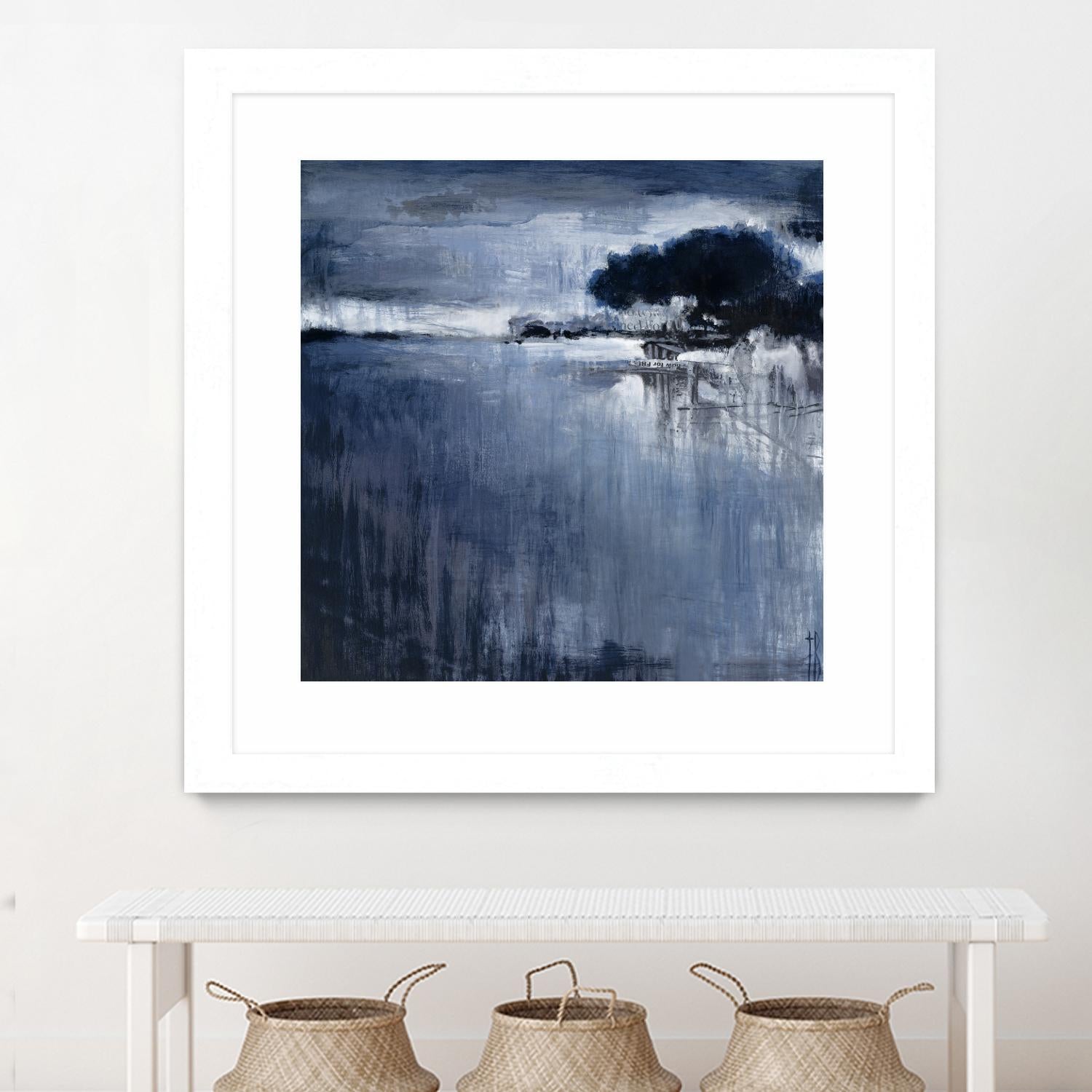 Cambria Fields by Terri Burris on GIANT ART - white abstract