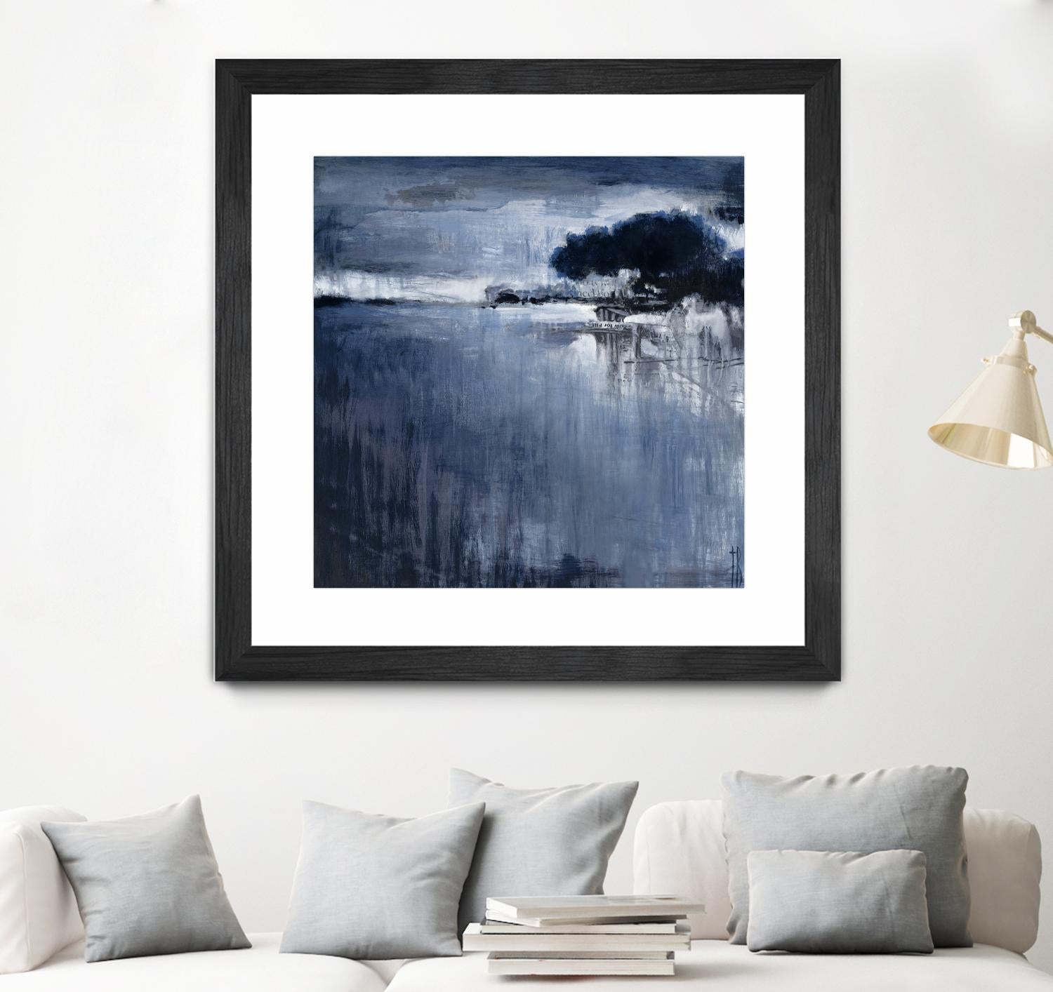 Cambria Fields by Terri Burris on GIANT ART - white abstract