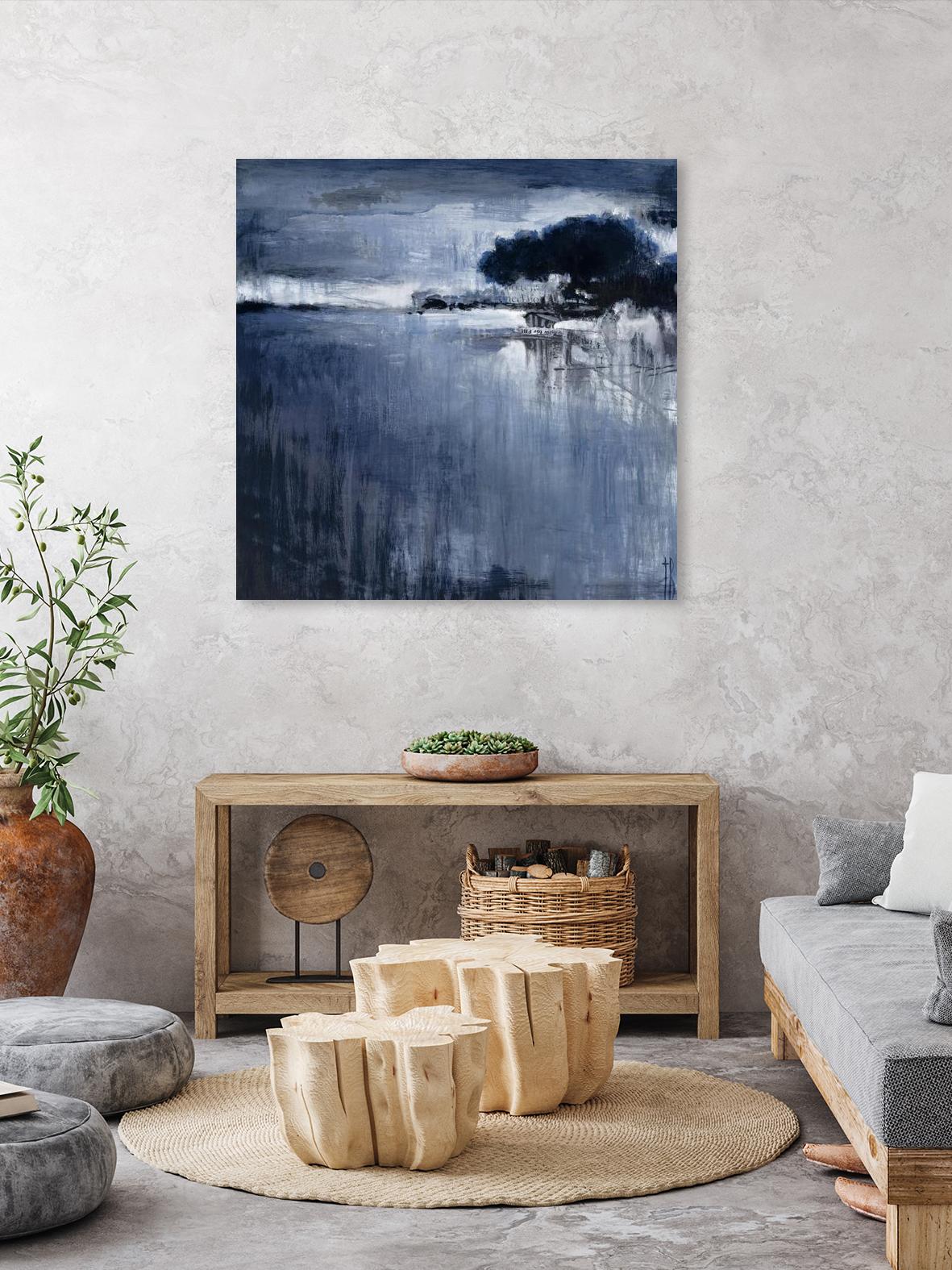 Cambria Fields by Terri Burris on GIANT ART - white abstract