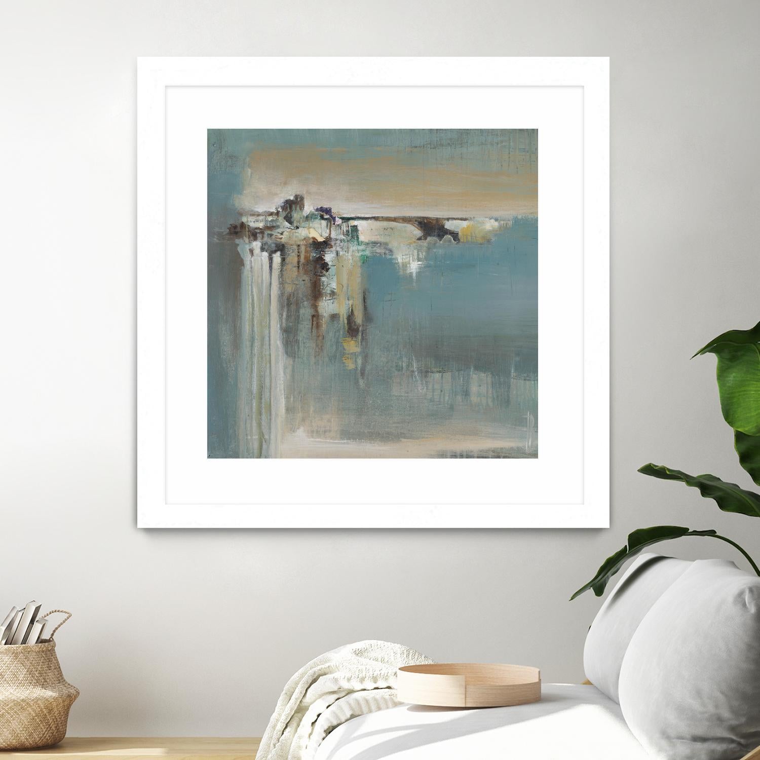 Fragmented Fields by Terri Burris on GIANT ART - grey abstract