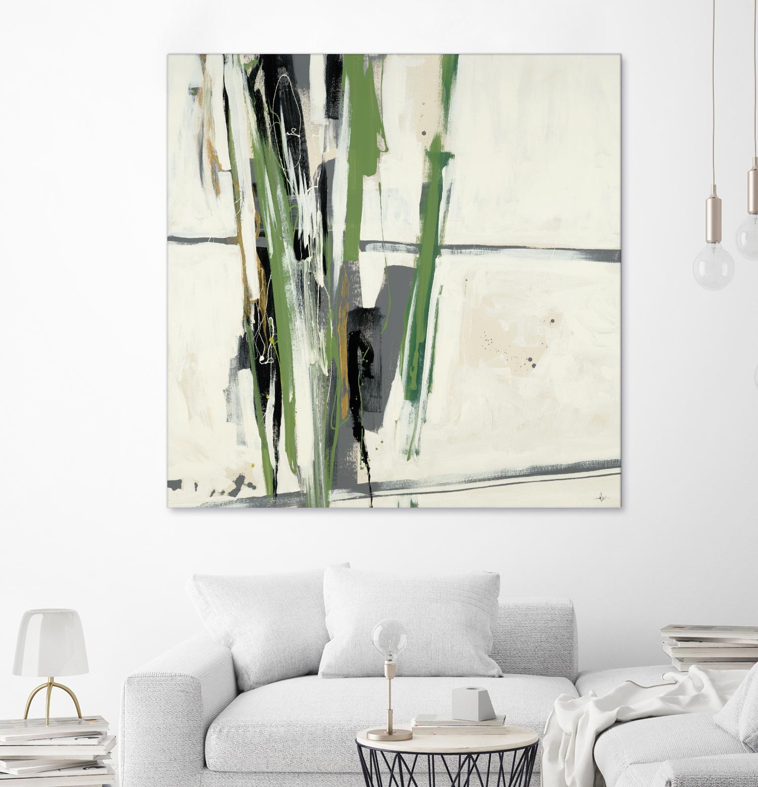 Through the Trees by KC Haxton on GIANT ART - grey abstract