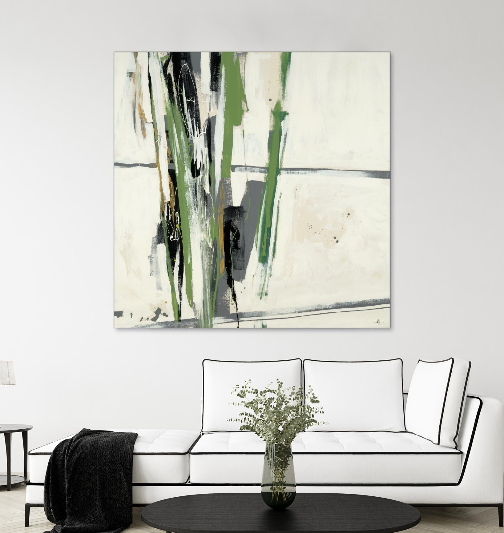 Through the Trees by KC Haxton on GIANT ART - grey abstract
