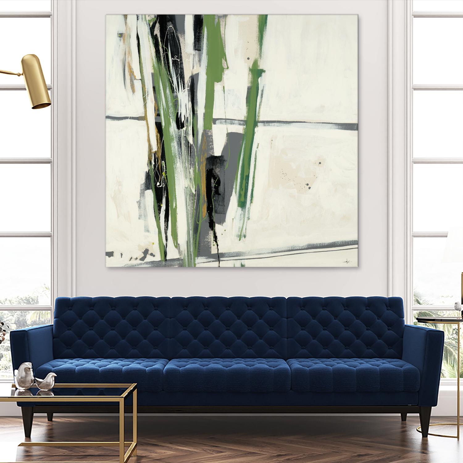 Through the Trees by KC Haxton on GIANT ART - grey abstract