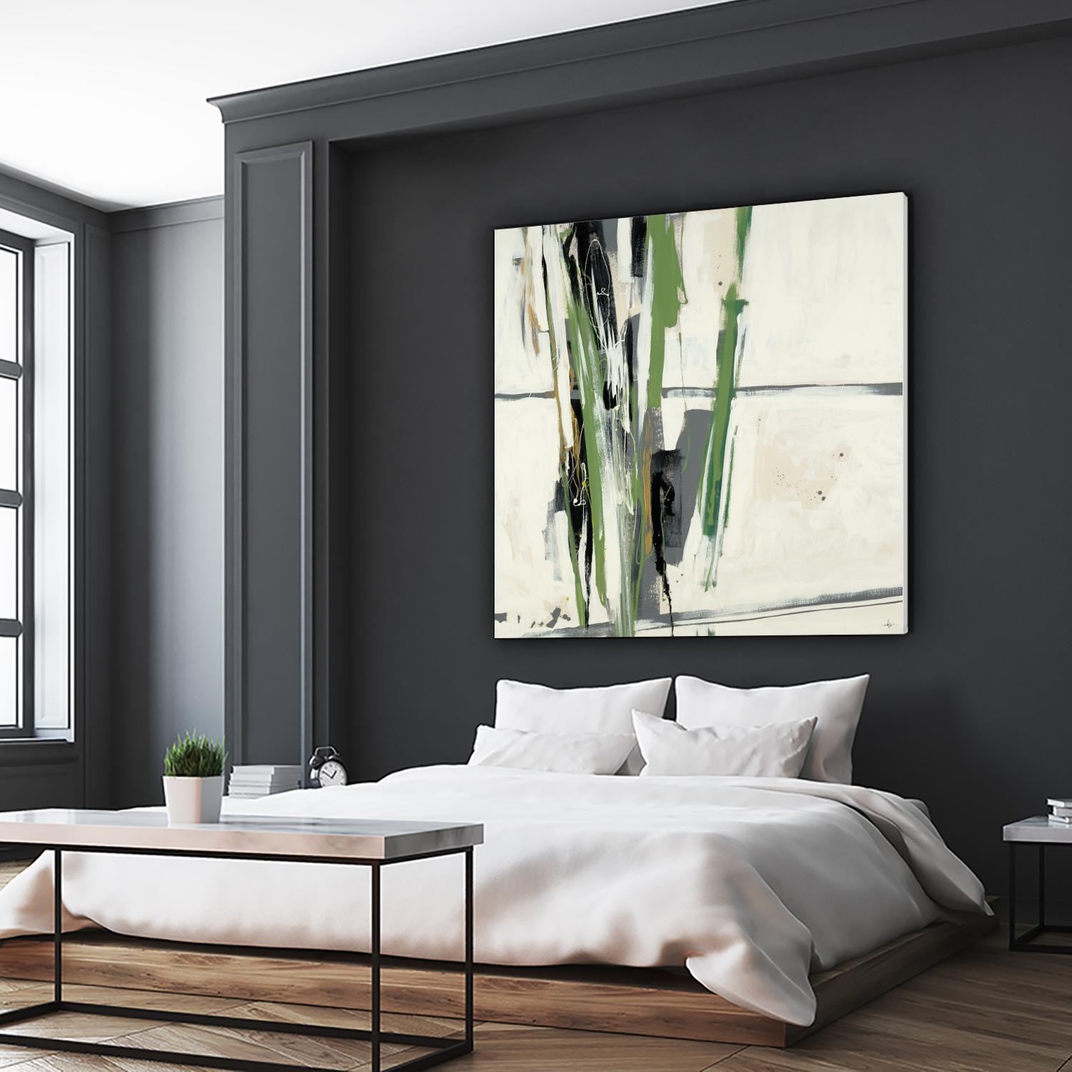 Through the Trees by KC Haxton on GIANT ART - grey abstract