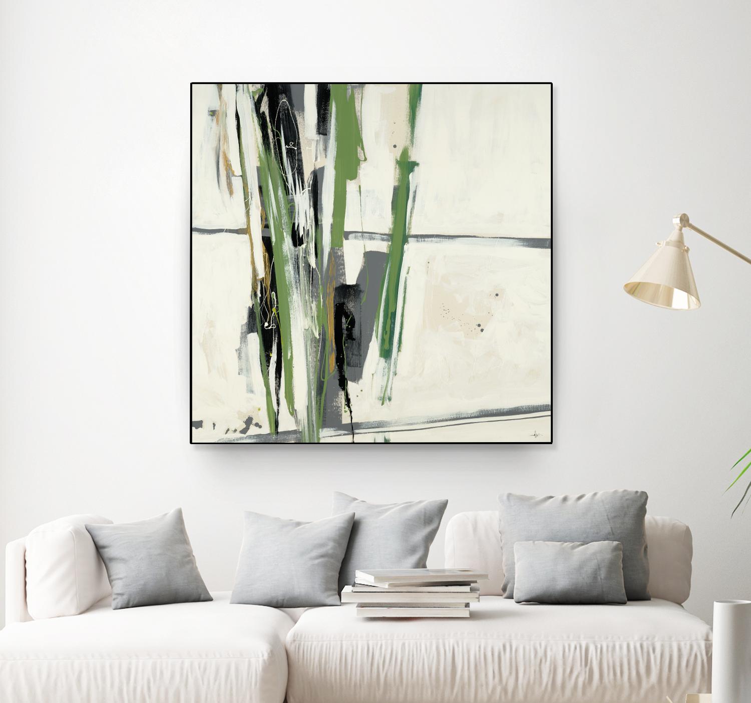 Through the Trees by KC Haxton on GIANT ART - grey abstract