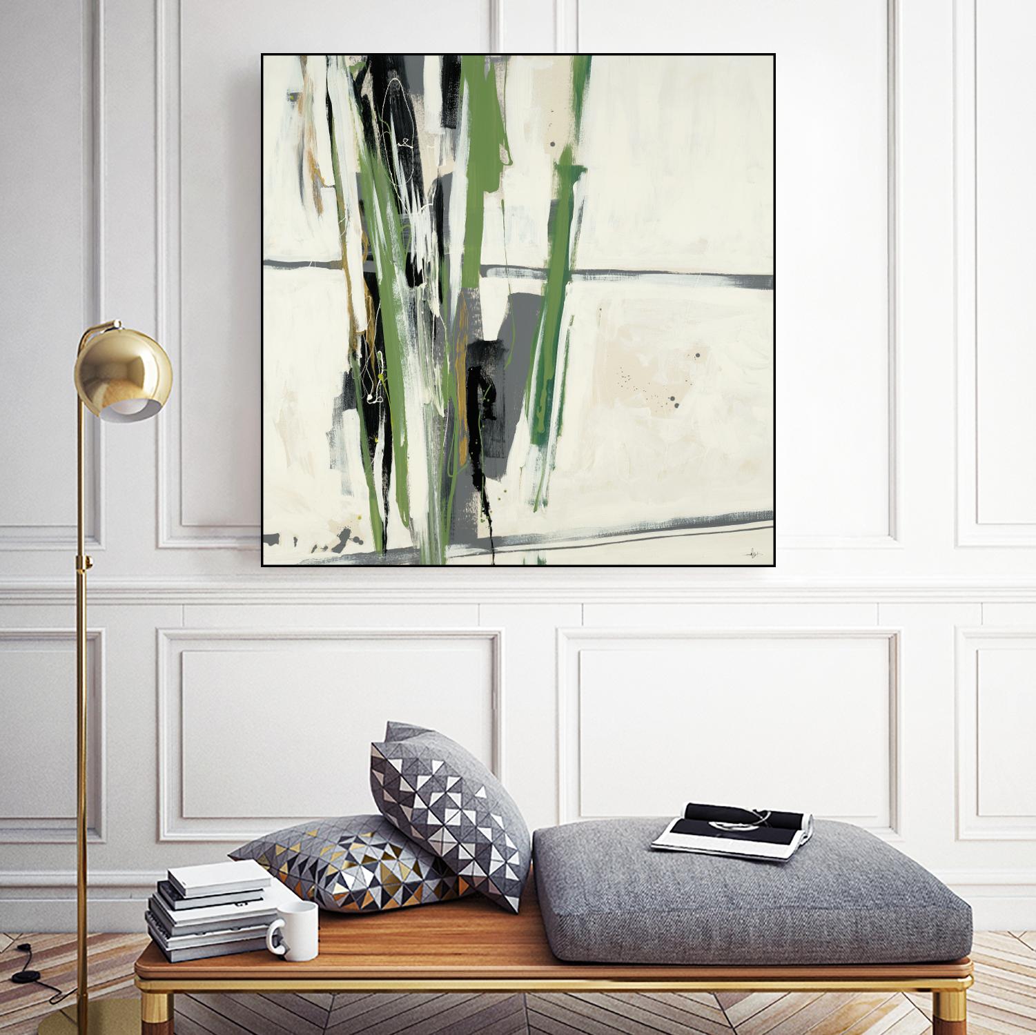 Through the Trees by KC Haxton on GIANT ART - grey abstract