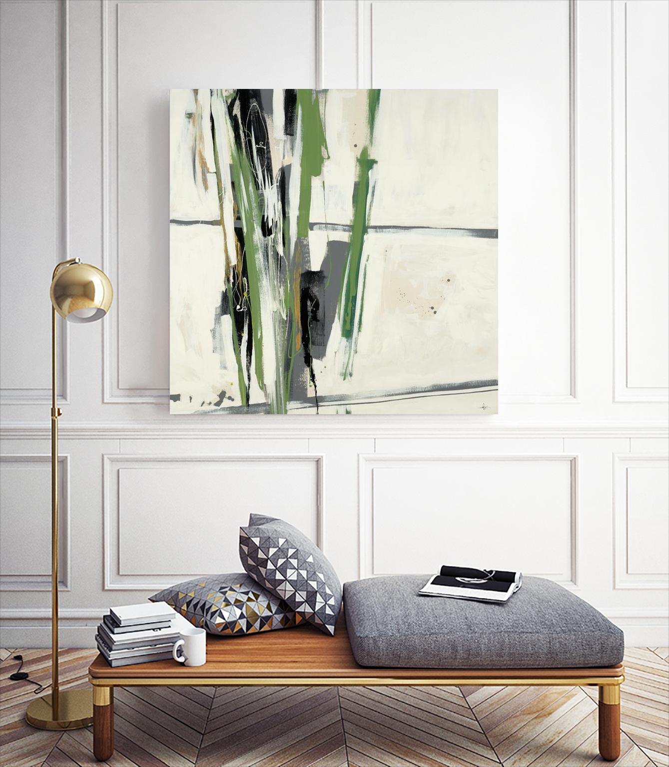 Through the Trees by KC Haxton on GIANT ART - grey abstract