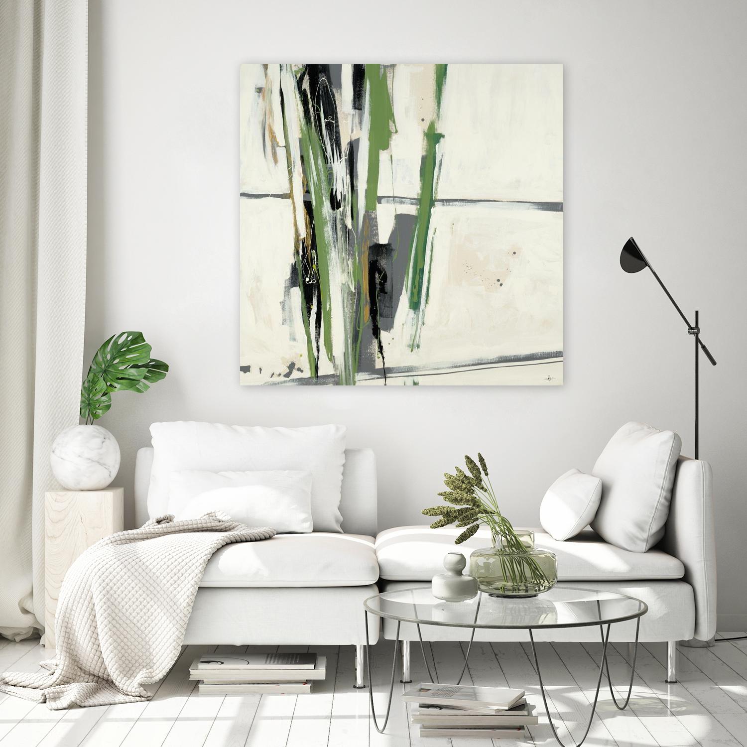 Through the Trees by KC Haxton on GIANT ART - grey abstract