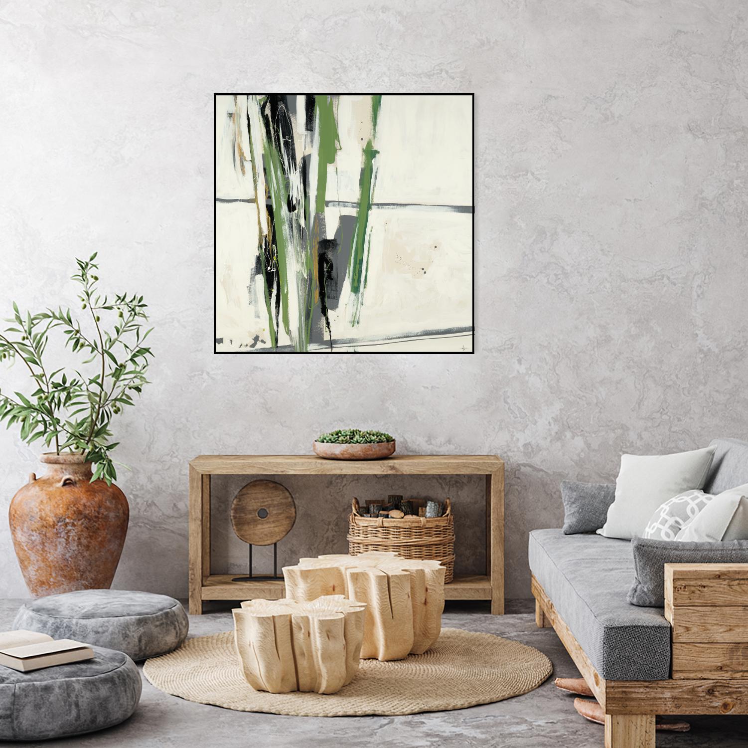 Through the Trees by KC Haxton on GIANT ART - grey abstract