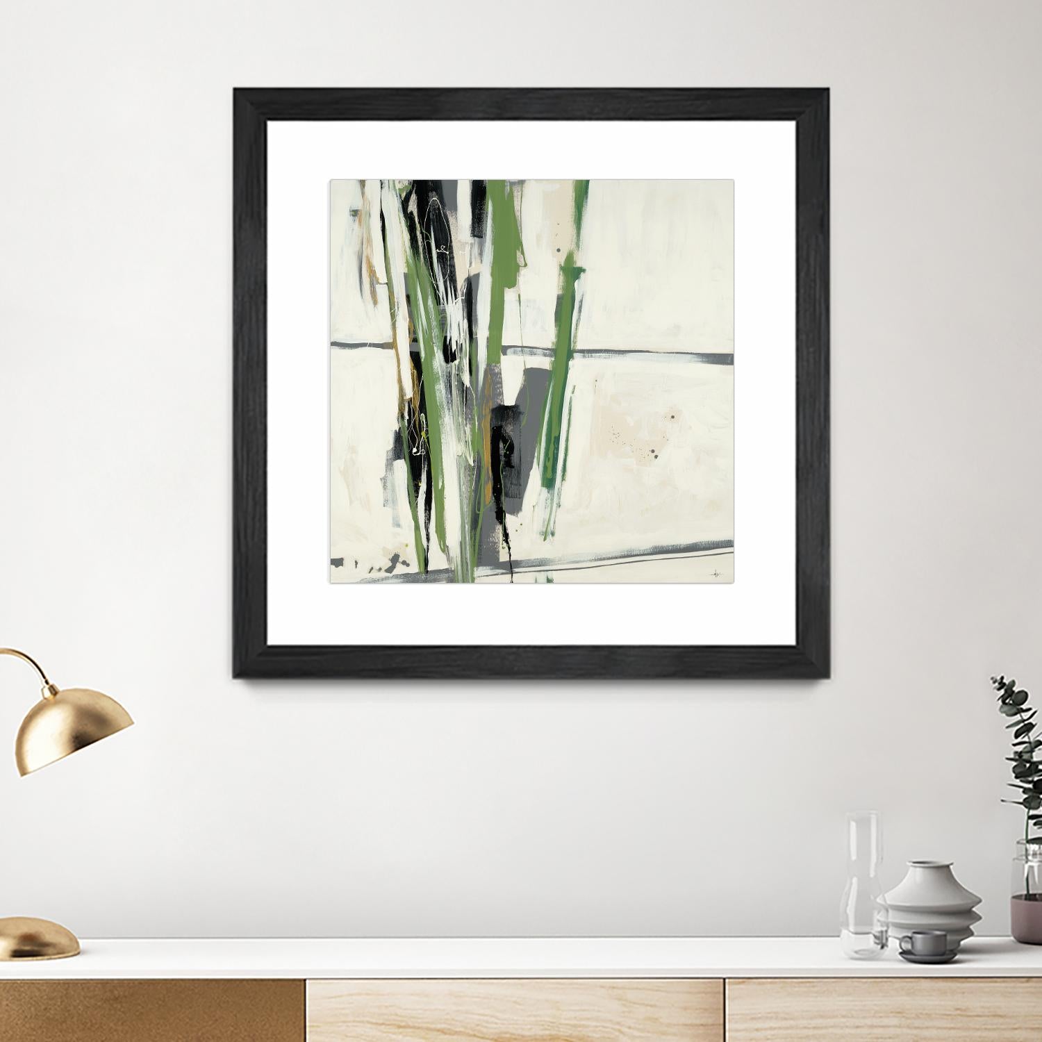 Through the Trees by KC Haxton on GIANT ART - grey abstract