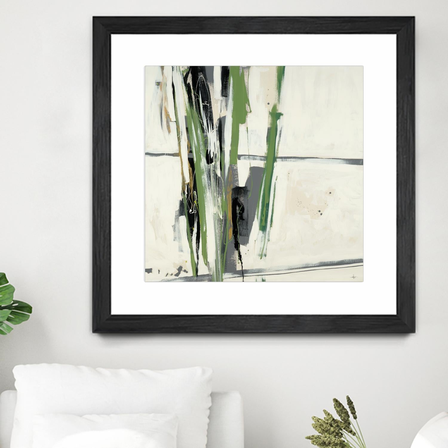 Through the Trees by KC Haxton on GIANT ART - grey abstract