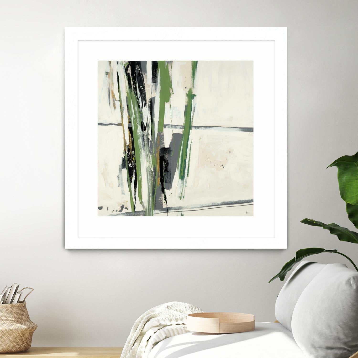 Through the Trees by KC Haxton on GIANT ART - grey abstract