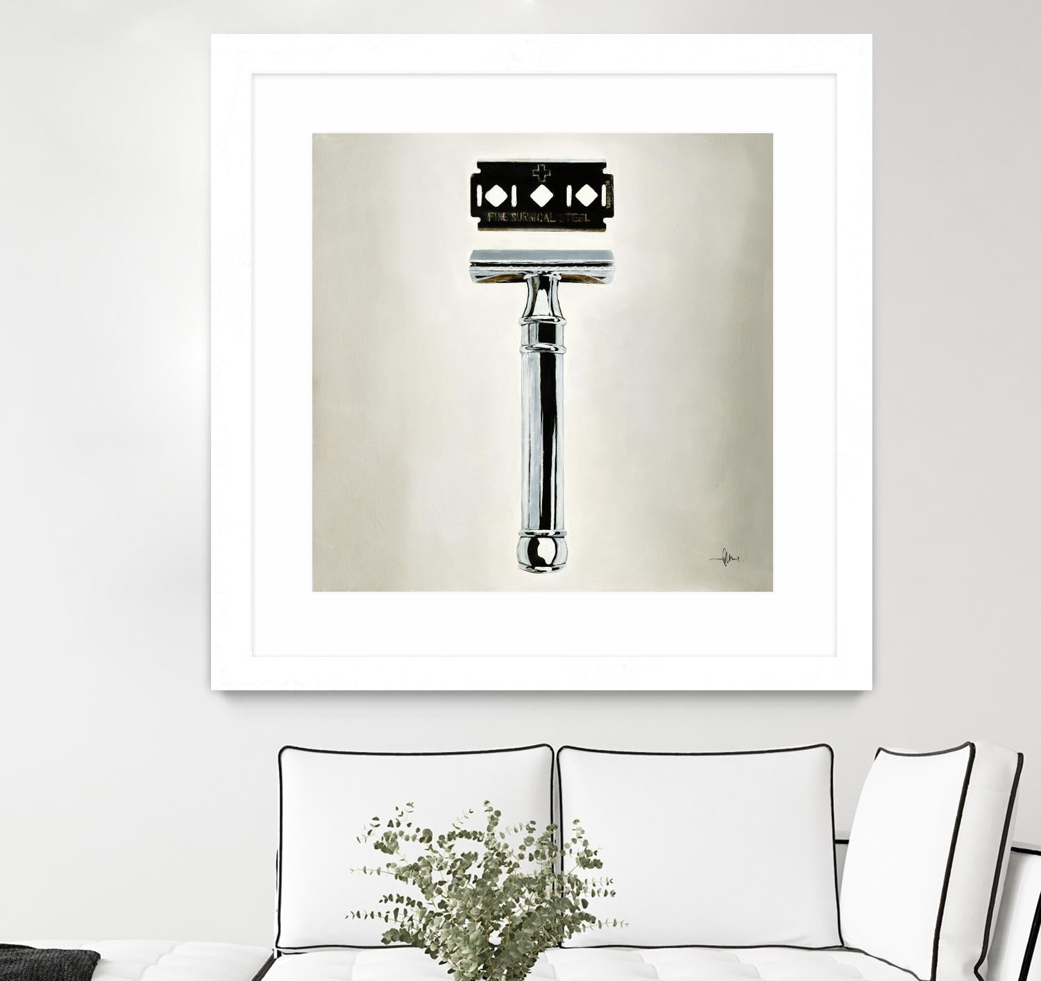 Safety Razor by KC Haxton on GIANT ART - black vintage