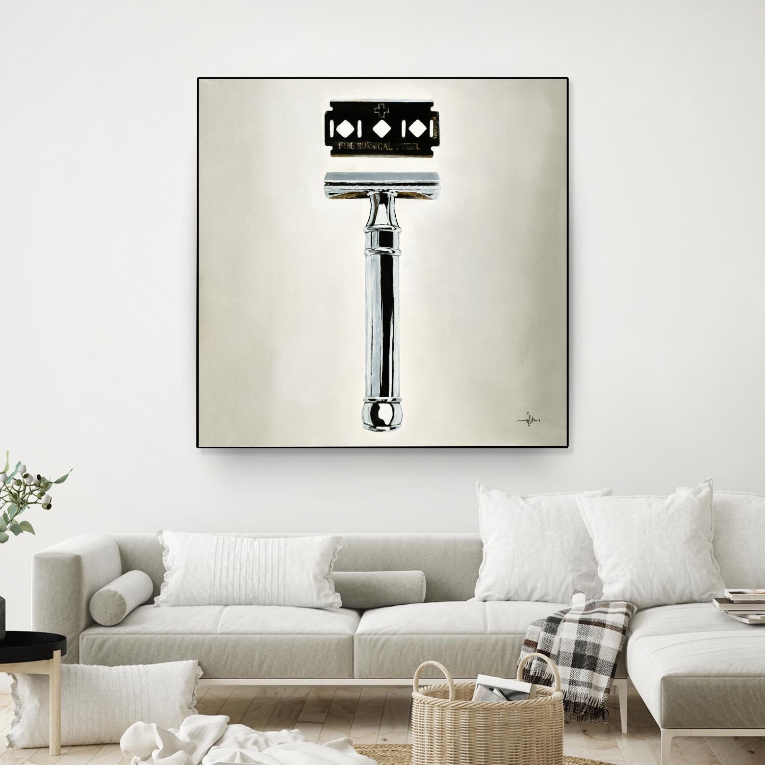 Safety Razor by KC Haxton on GIANT ART - black vintage