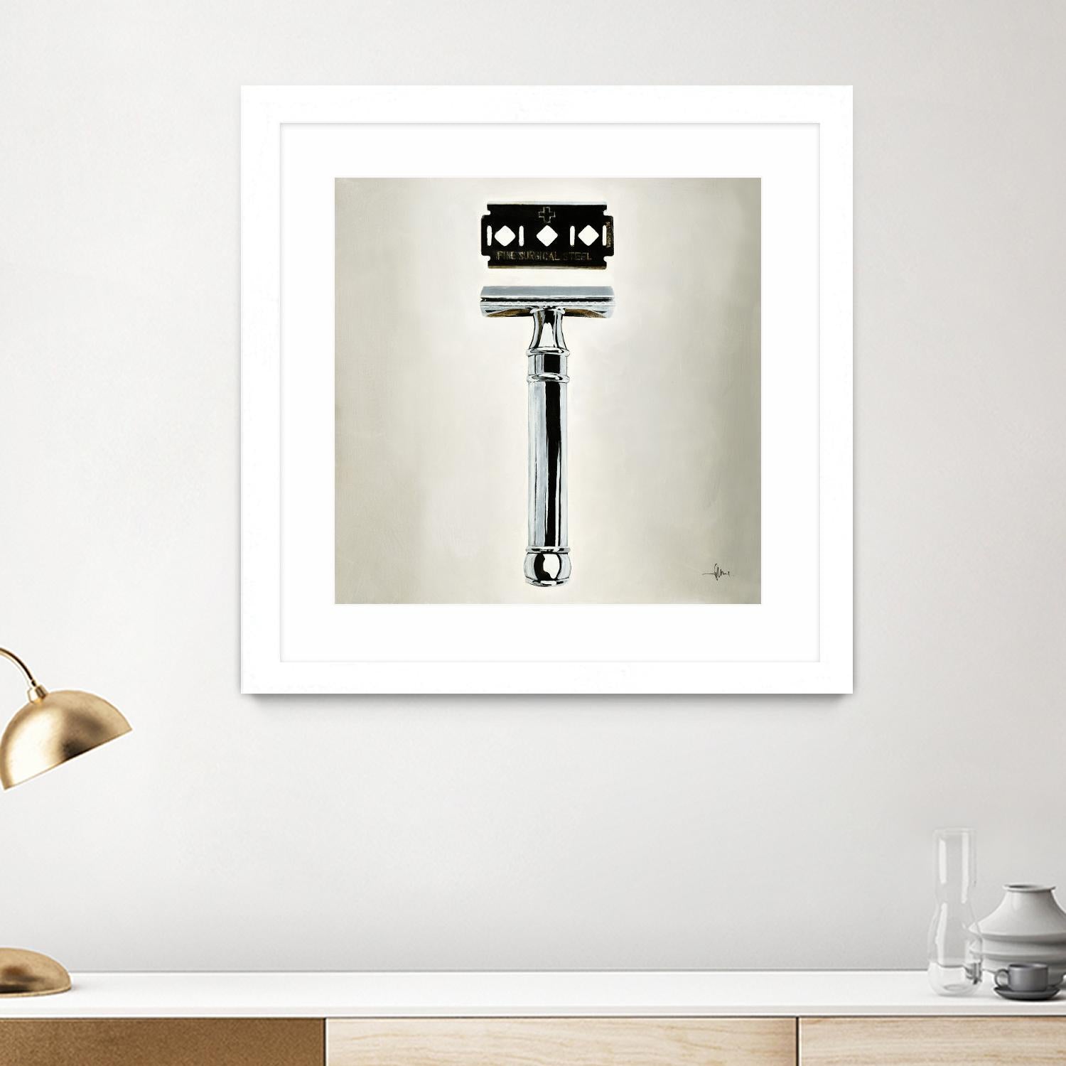 Safety Razor by KC Haxton on GIANT ART - black vintage