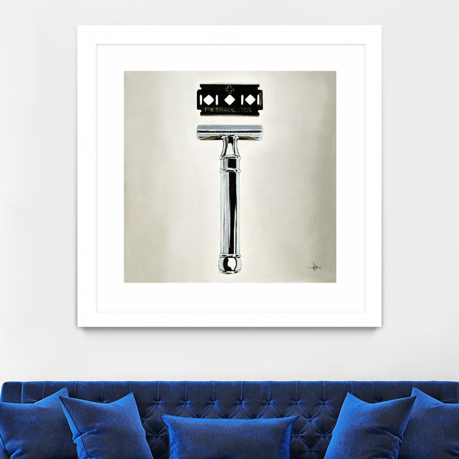 Safety Razor by KC Haxton on GIANT ART - black vintage