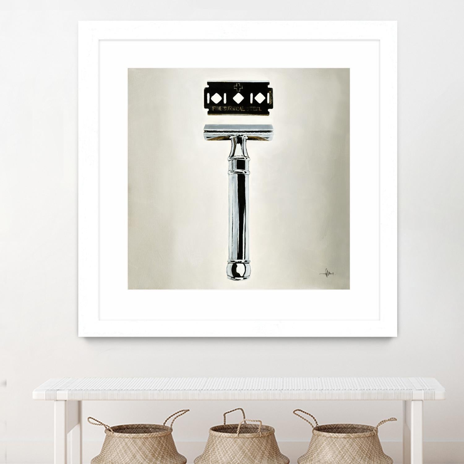 Safety Razor by KC Haxton on GIANT ART - black vintage