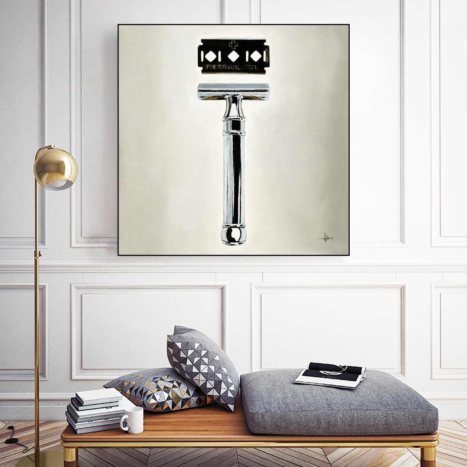 Safety Razor by KC Haxton on GIANT ART - black vintage