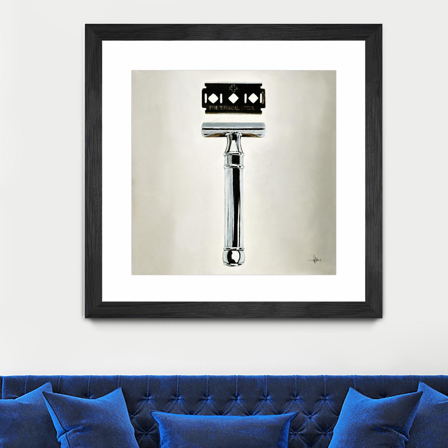 Safety Razor by KC Haxton on GIANT ART - black vintage