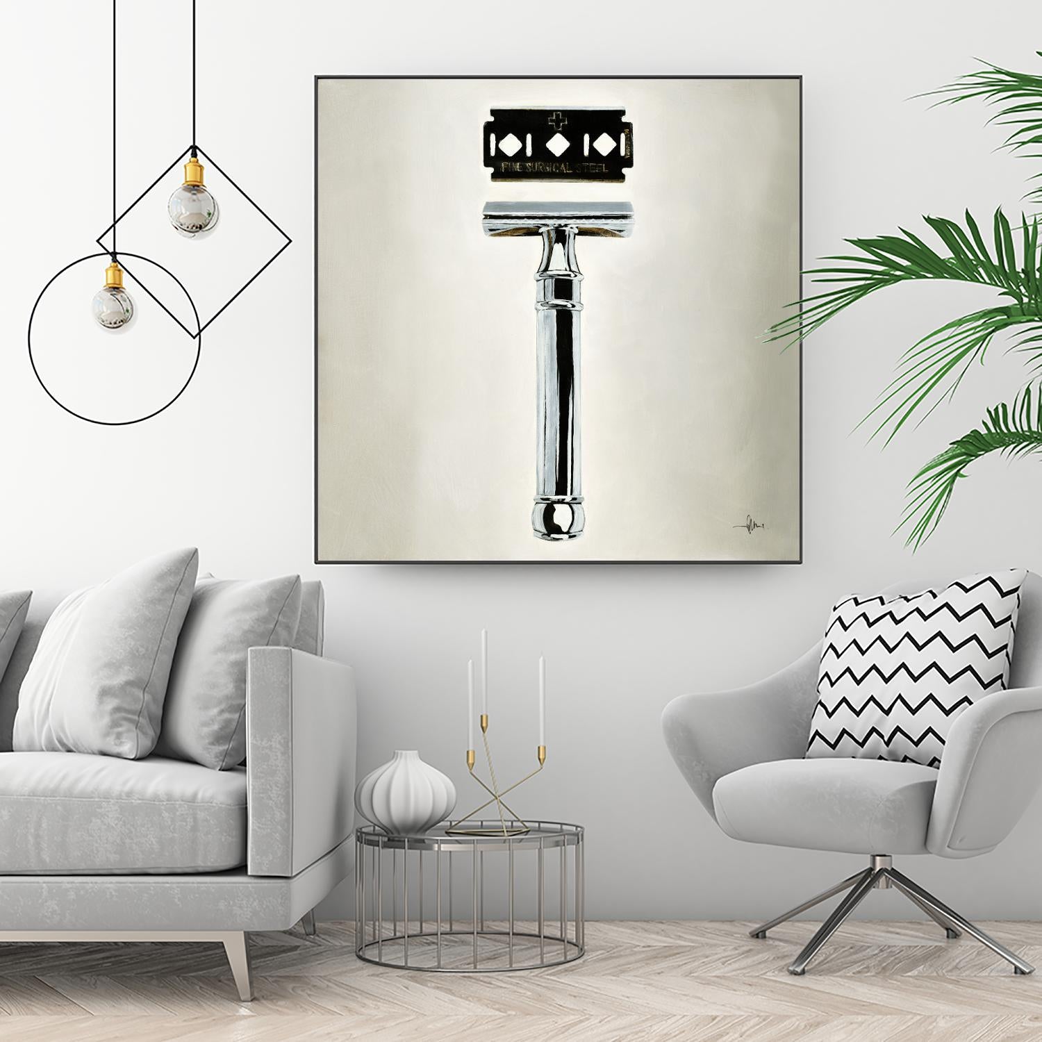 Safety Razor by KC Haxton on GIANT ART - black vintage