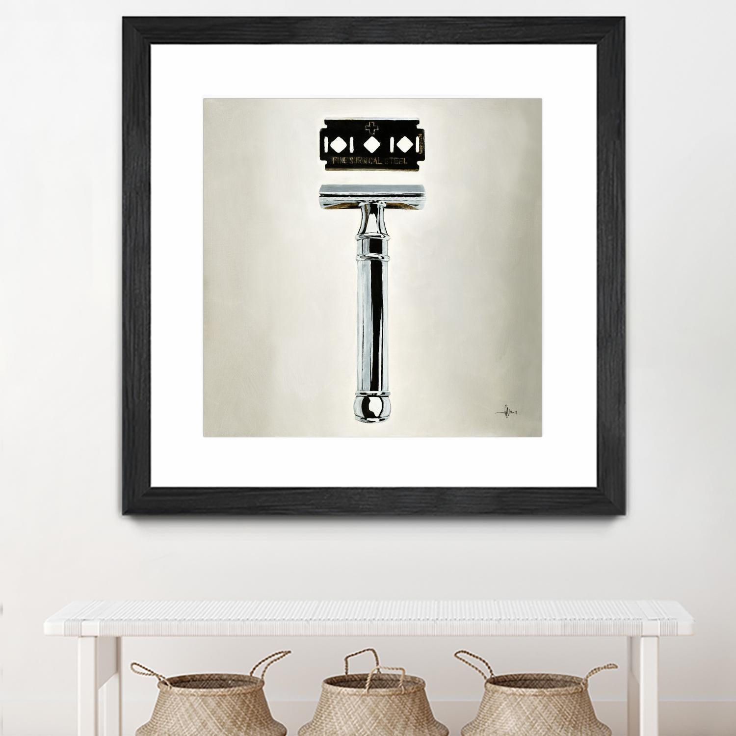 Safety Razor by KC Haxton on GIANT ART - black vintage