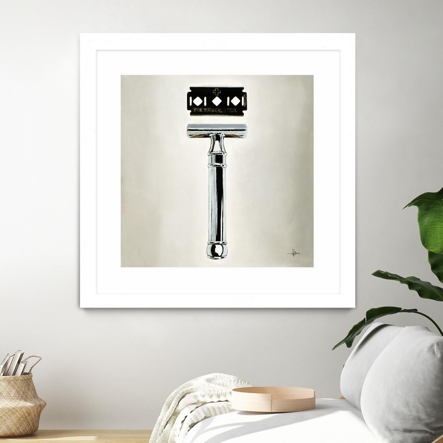 Safety Razor by KC Haxton on GIANT ART - black vintage