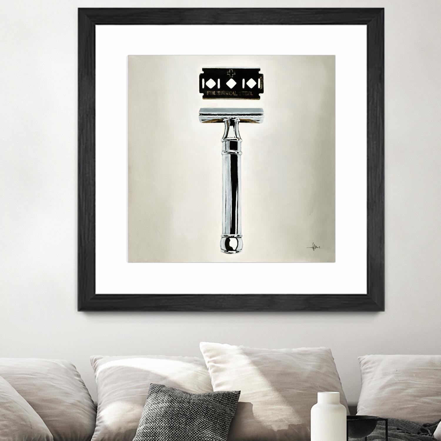 Safety Razor by KC Haxton on GIANT ART - black vintage