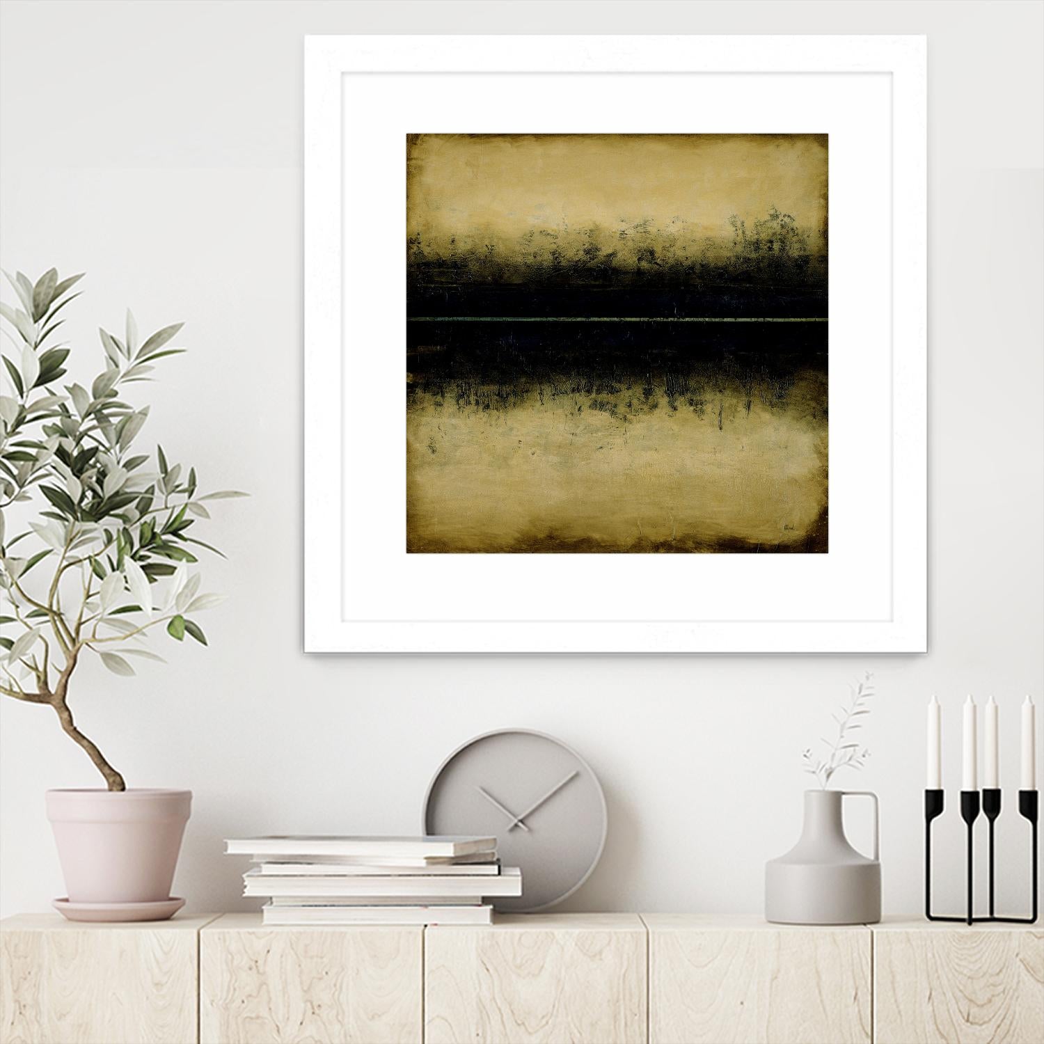 Abstract View III by Randy Hibberd on GIANT ART - black abstract