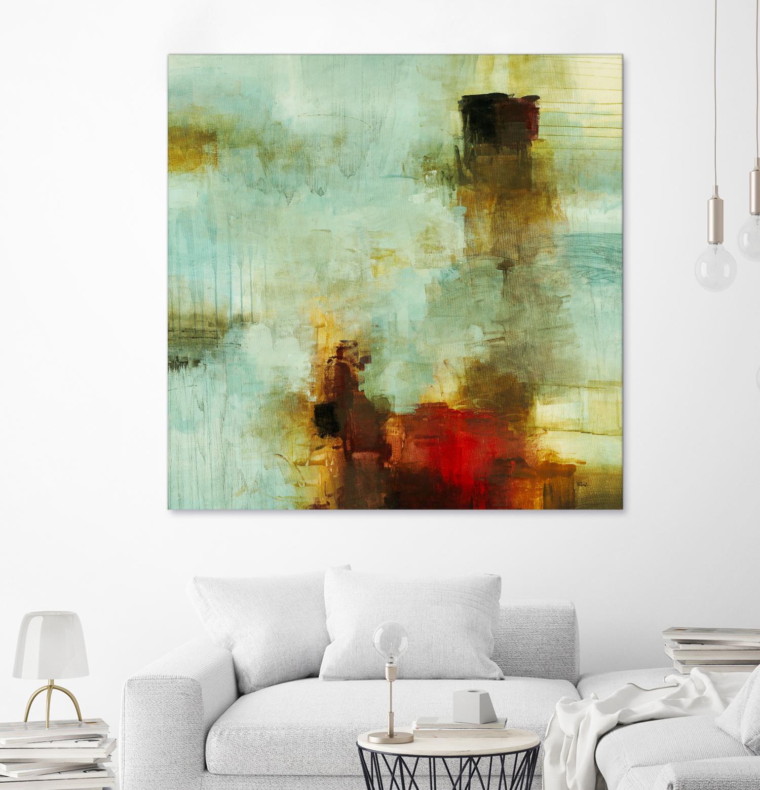 Blue Innocence I by Randy Hibberd on GIANT ART - red abstract