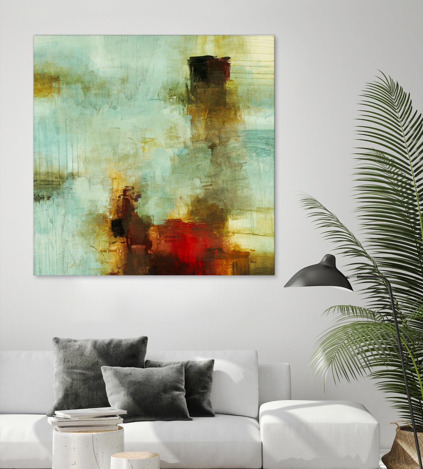 Blue Innocence I by Randy Hibberd on GIANT ART - red abstract