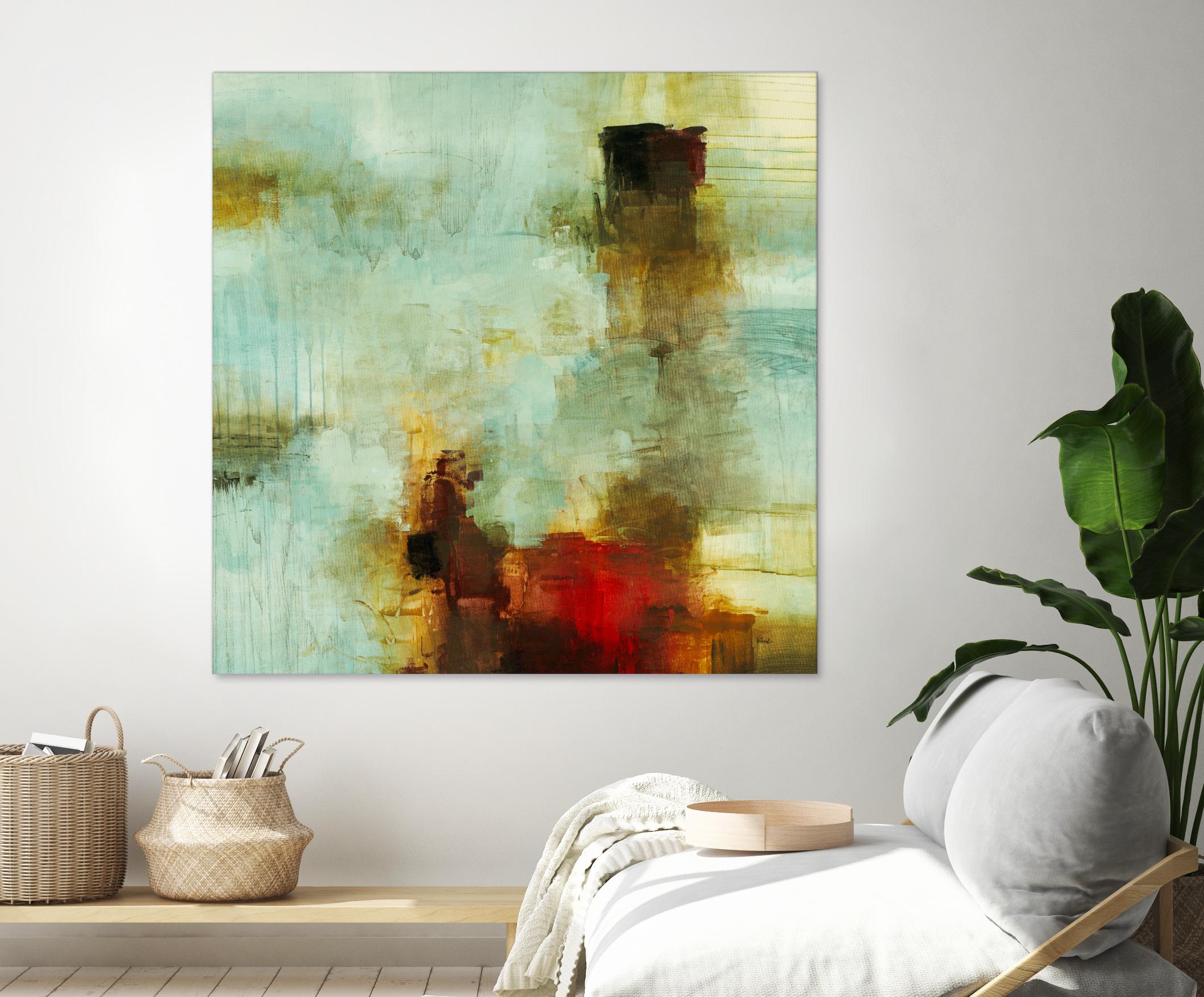 Blue Innocence I by Randy Hibberd on GIANT ART - red abstract