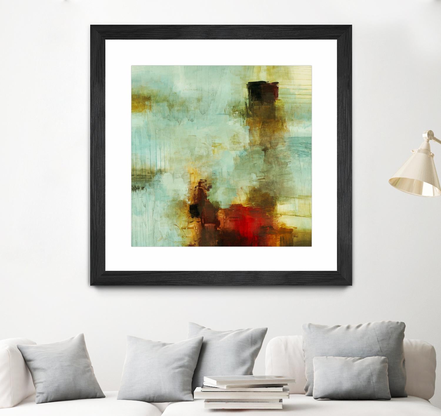 Blue Innocence I by Randy Hibberd on GIANT ART - red abstract