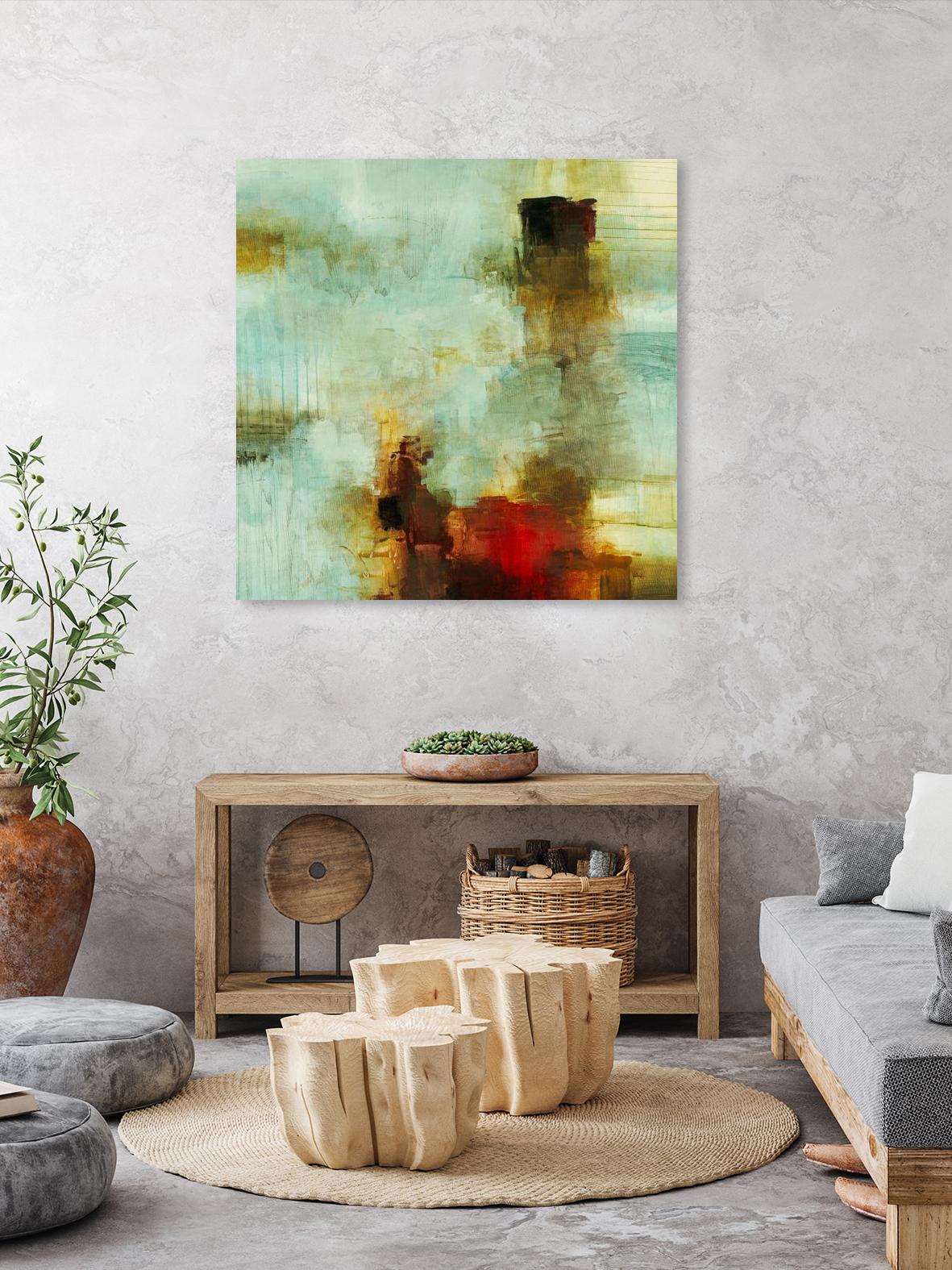 Blue Innocence I by Randy Hibberd on GIANT ART - red abstract