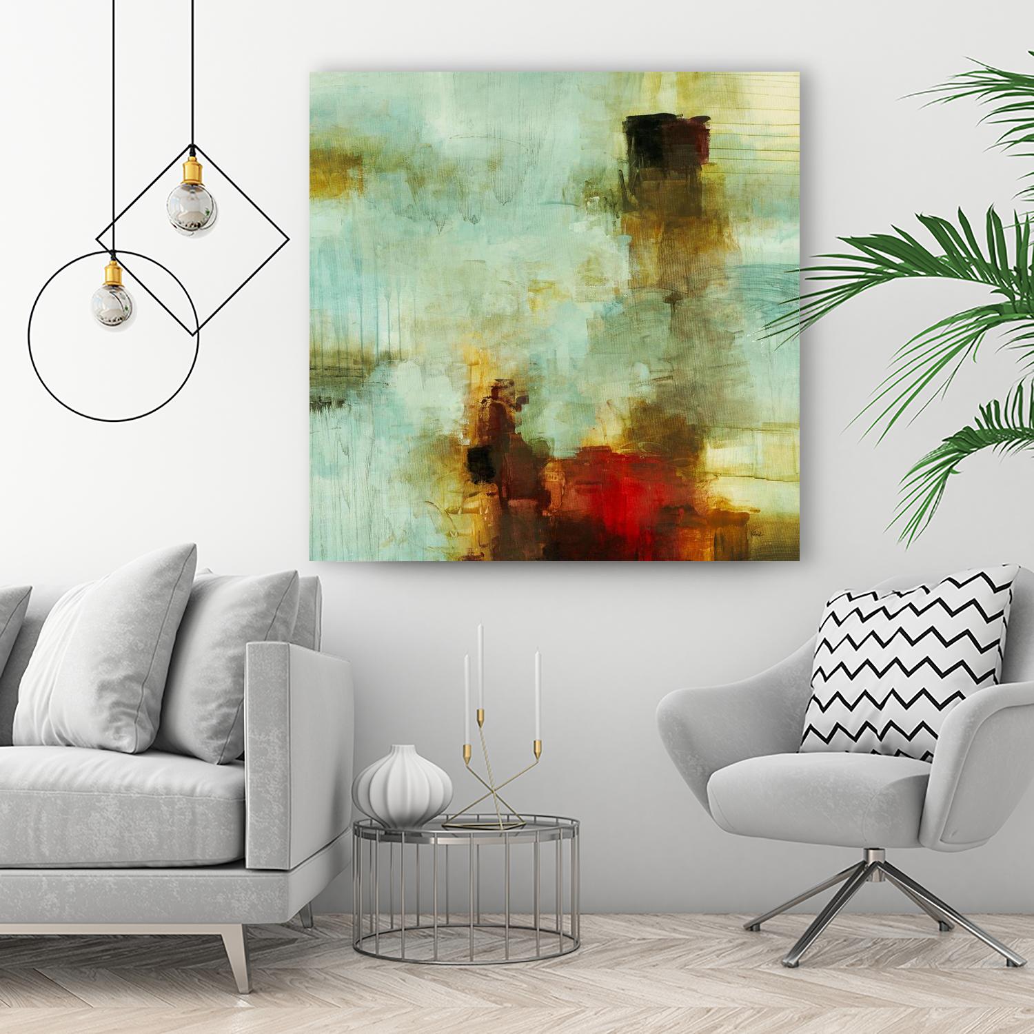 Blue Innocence I by Randy Hibberd on GIANT ART - red abstract