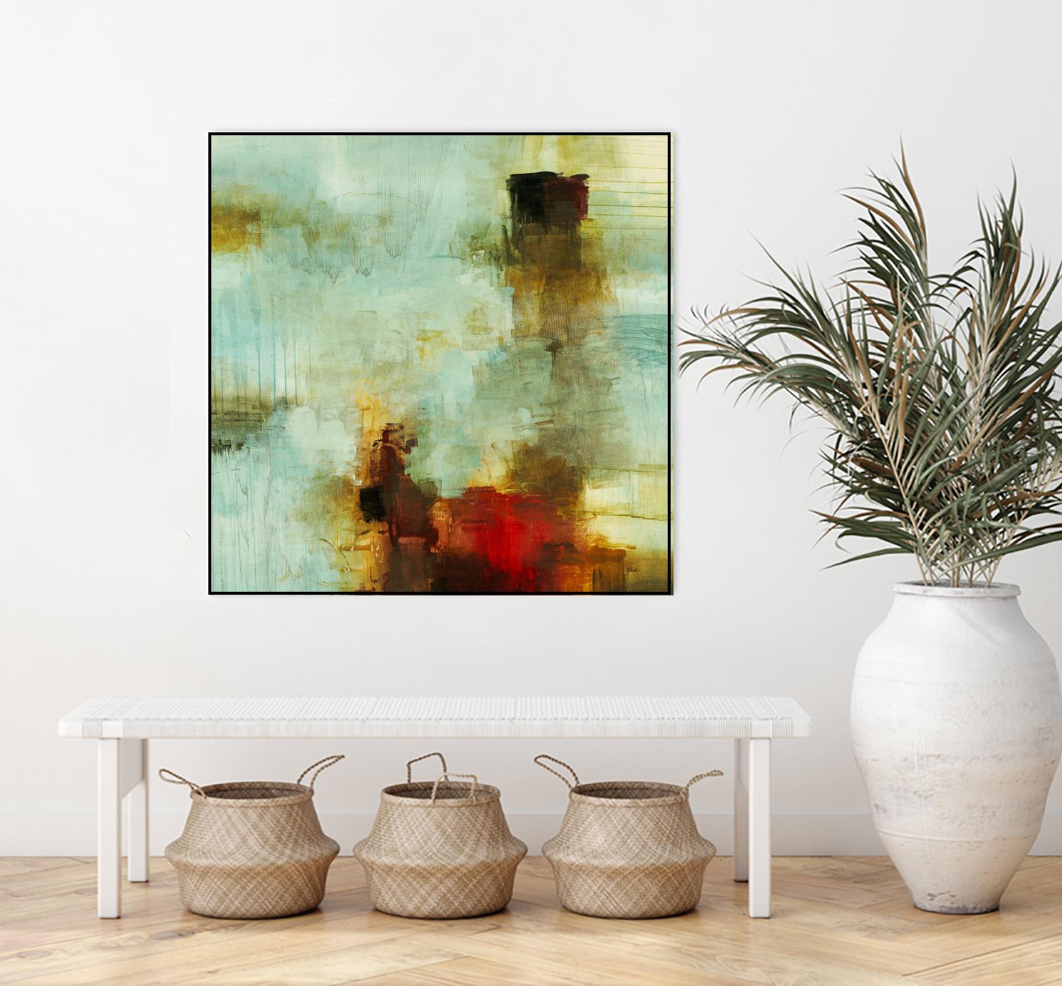 Blue Innocence I by Randy Hibberd on GIANT ART - red abstract