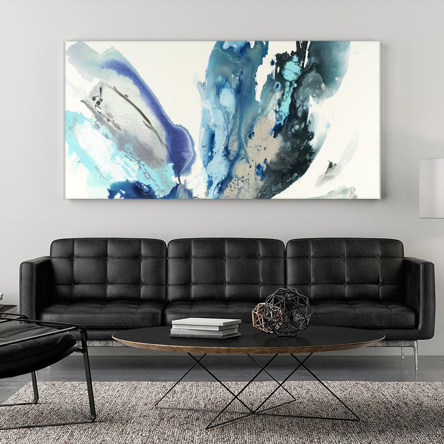 Flower Explosion I by Randy Hibberd on GIANT ART - purple abstract