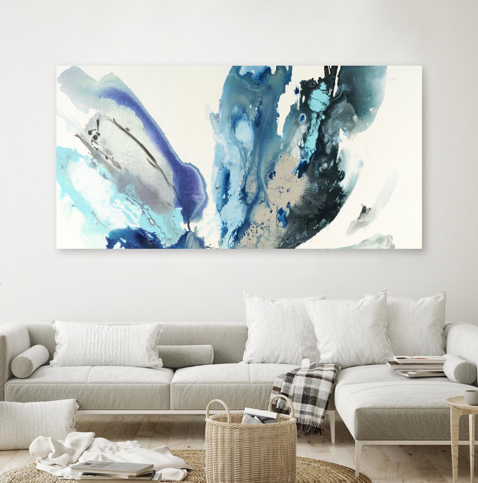 Flower Explosion I by Randy Hibberd on GIANT ART - purple abstract