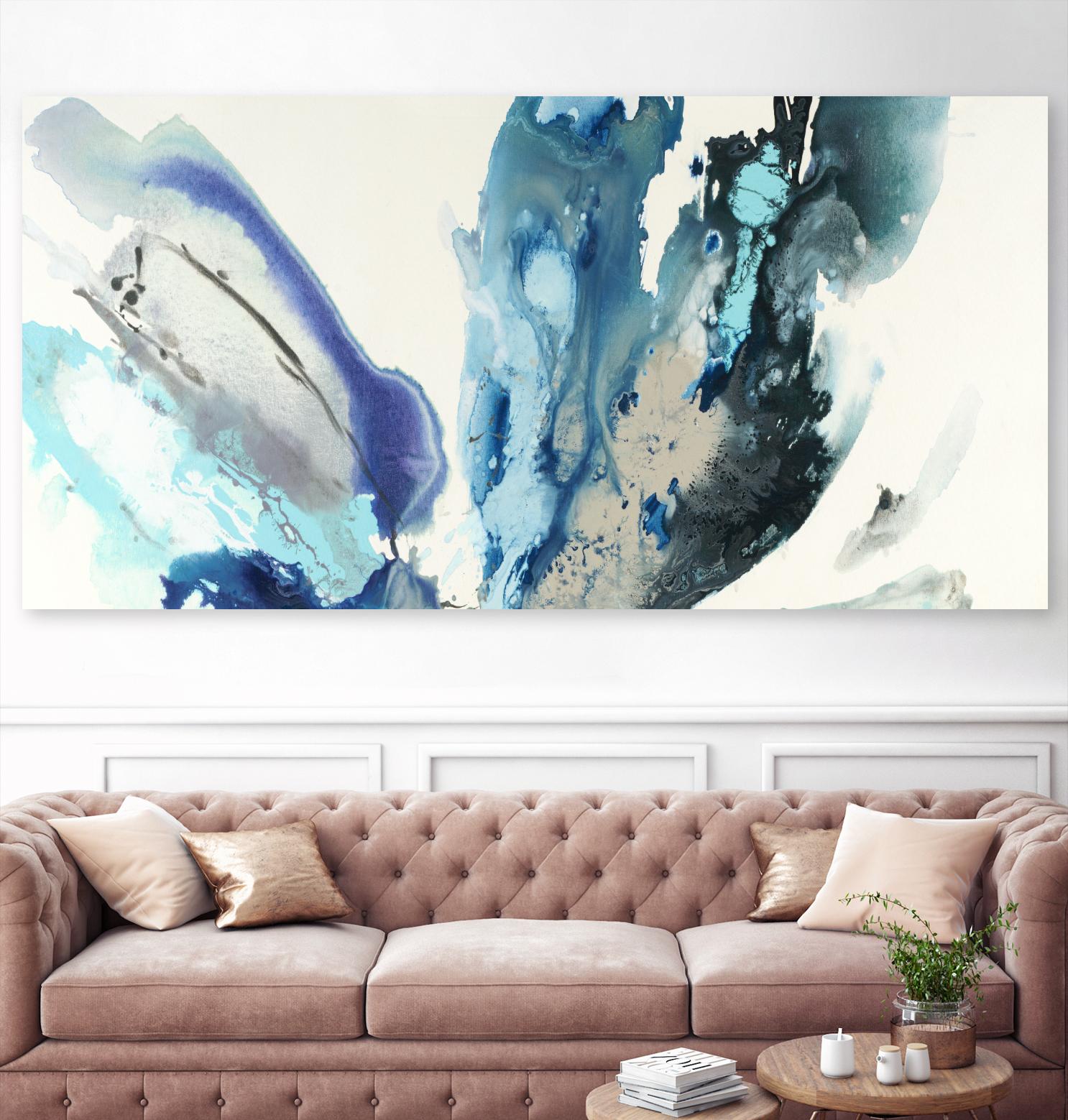 Flower Explosion I by Randy Hibberd on GIANT ART - purple abstract