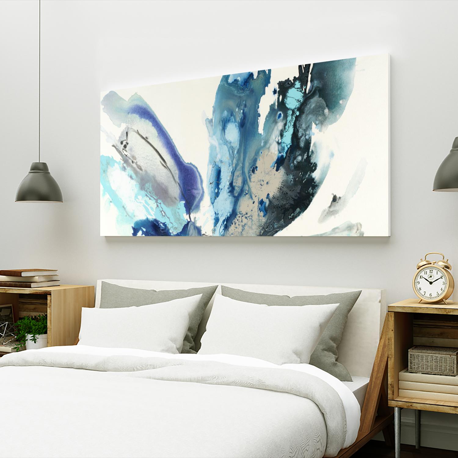 Flower Explosion I by Randy Hibberd on GIANT ART - purple abstract