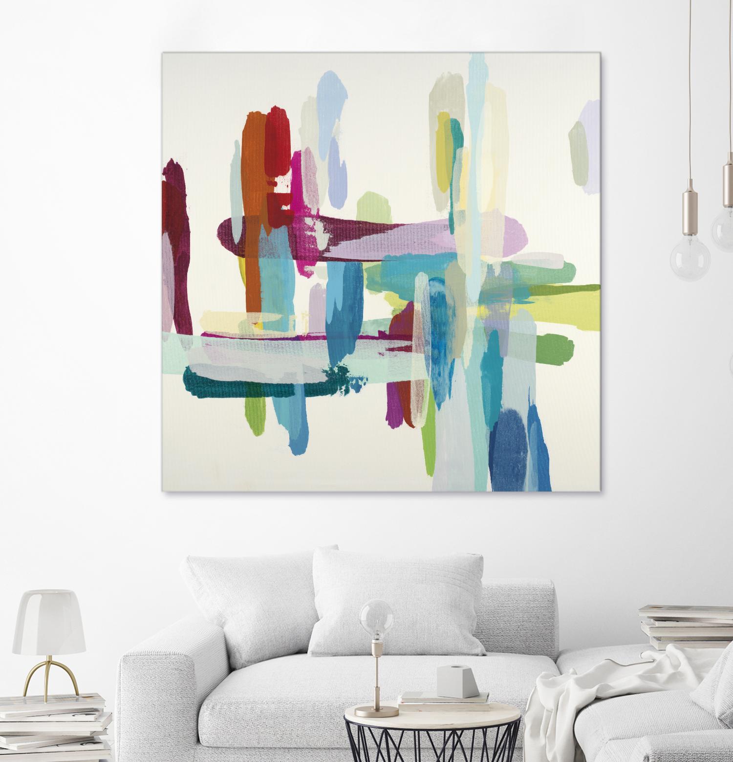 Daydreaming by Randy Hibberd on GIANT ART - purple abstract