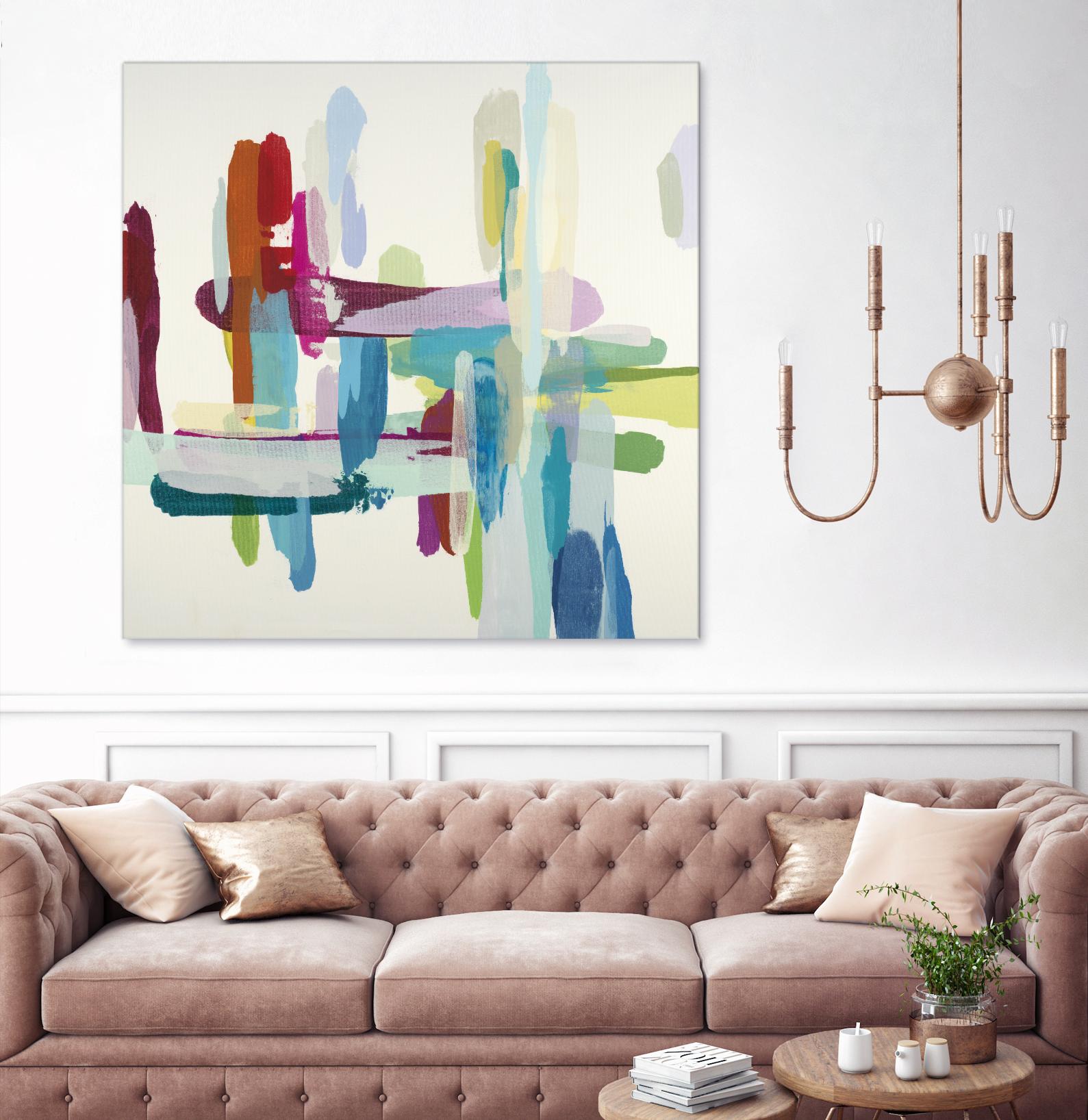 Daydreaming by Randy Hibberd on GIANT ART - purple abstract