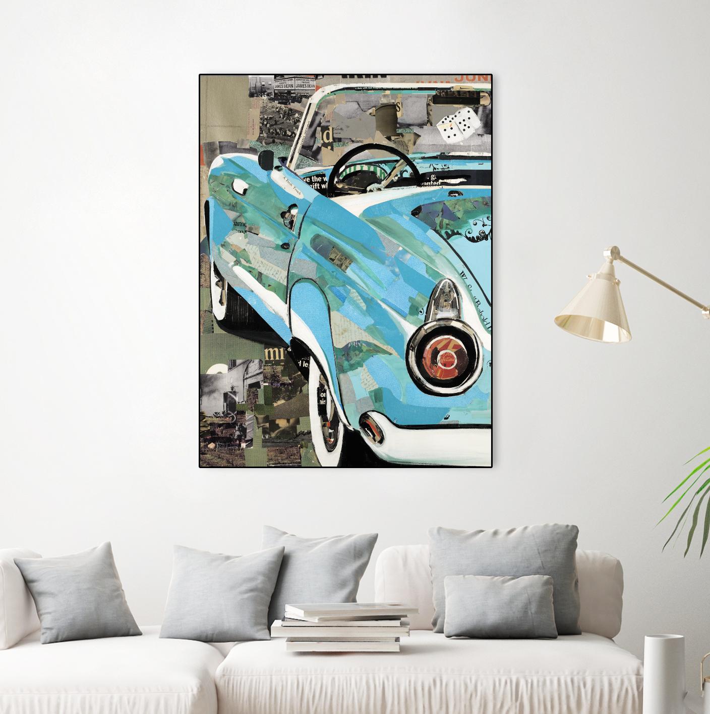 Thunderbird by Kelsey Hochstatter on GIANT ART - grey contemporary