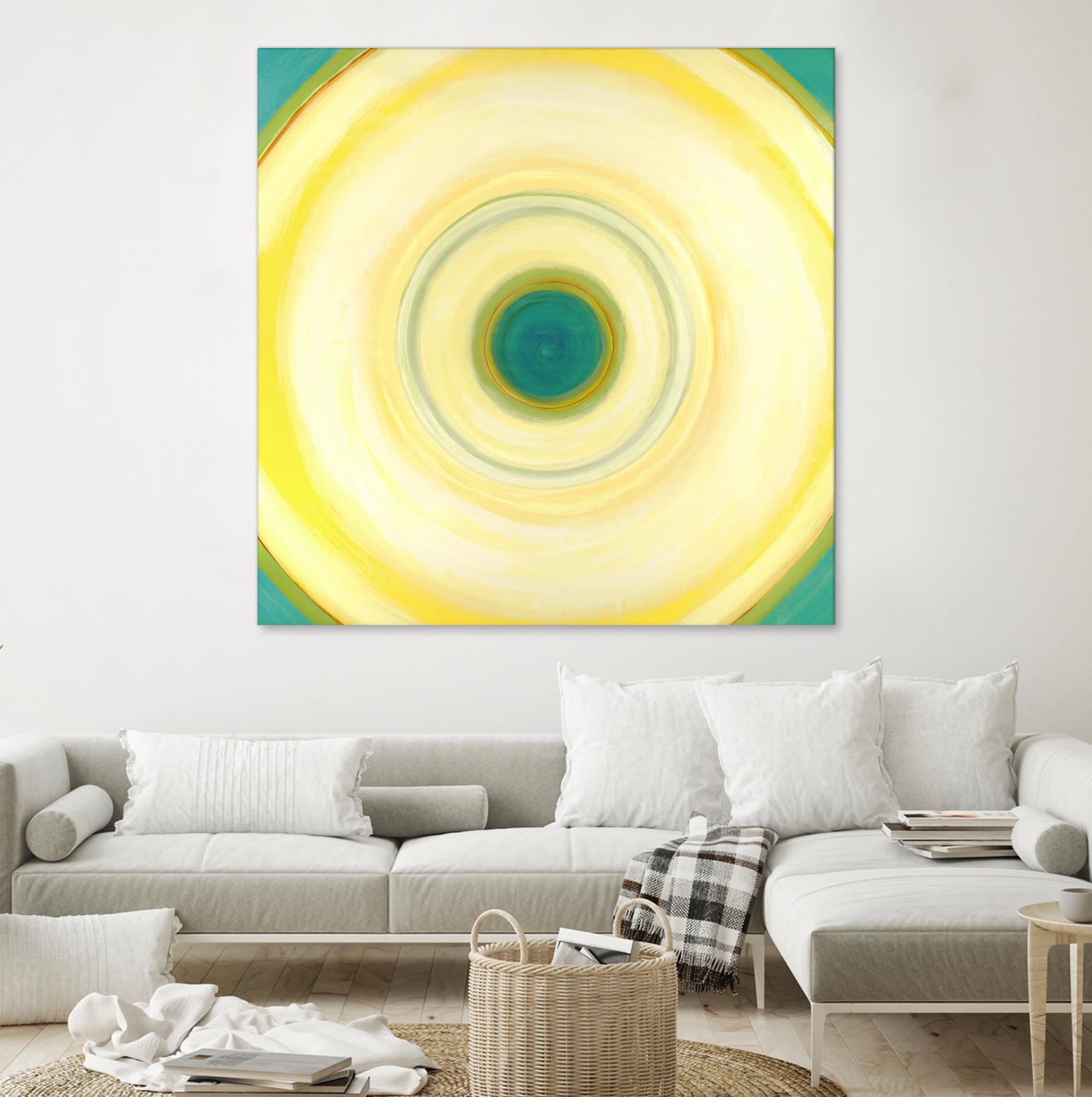 Soft Focus by Liz Jardine on GIANT ART - blue abstract