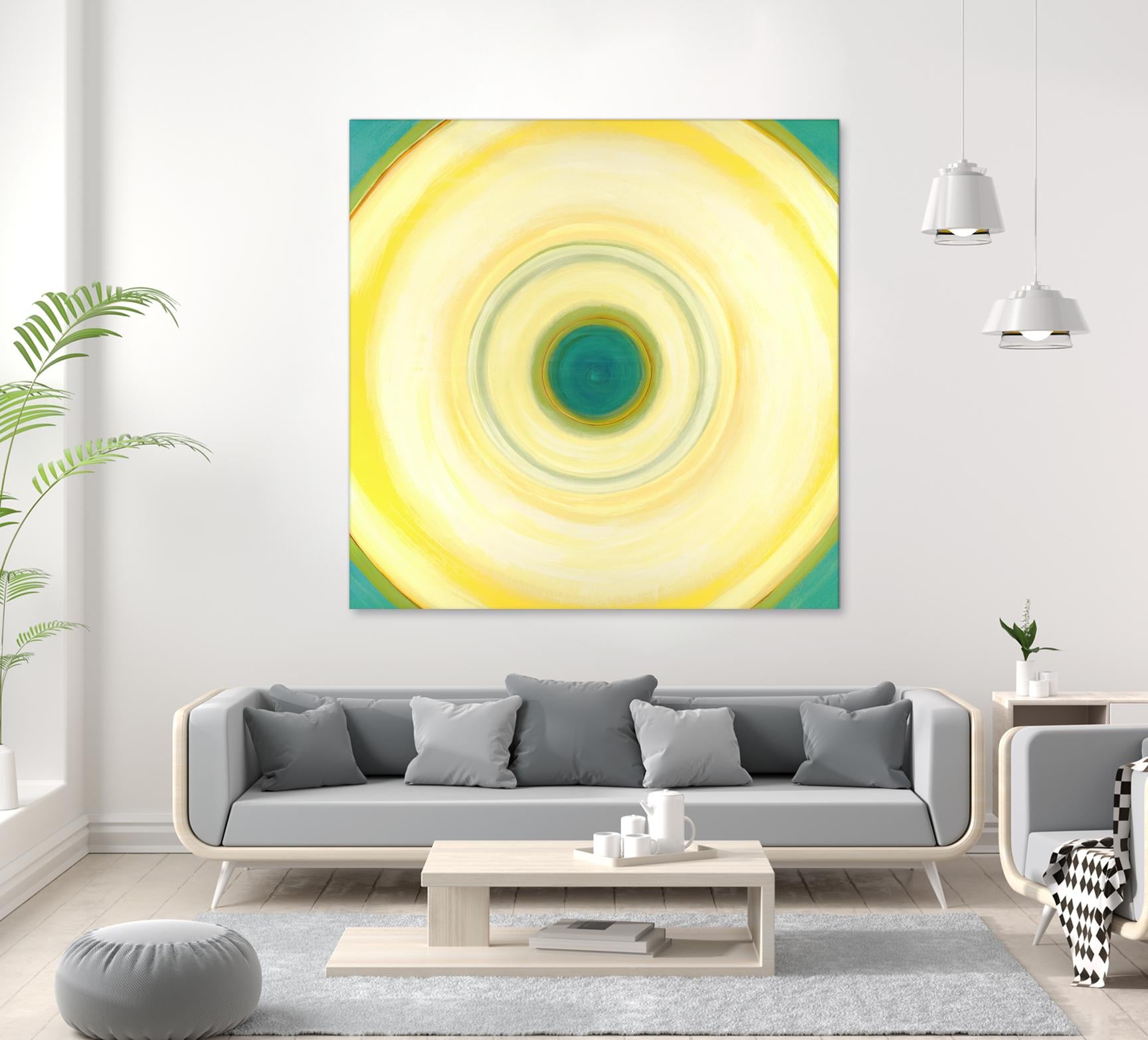 Soft Focus by Liz Jardine on GIANT ART - blue abstract