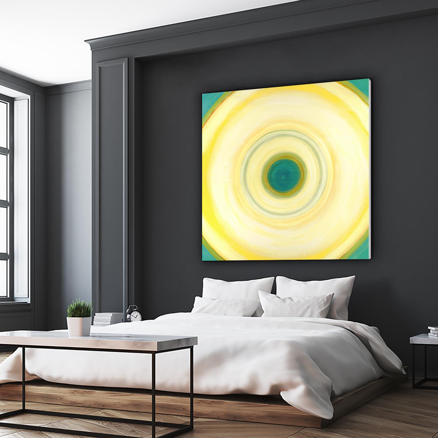 Soft Focus by Liz Jardine on GIANT ART - blue abstract