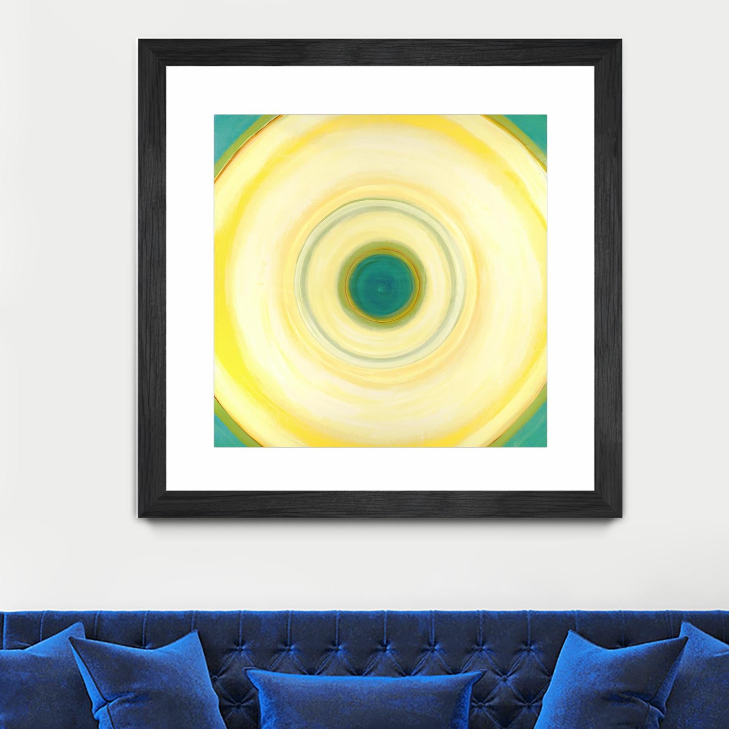 Soft Focus by Liz Jardine on GIANT ART - blue abstract