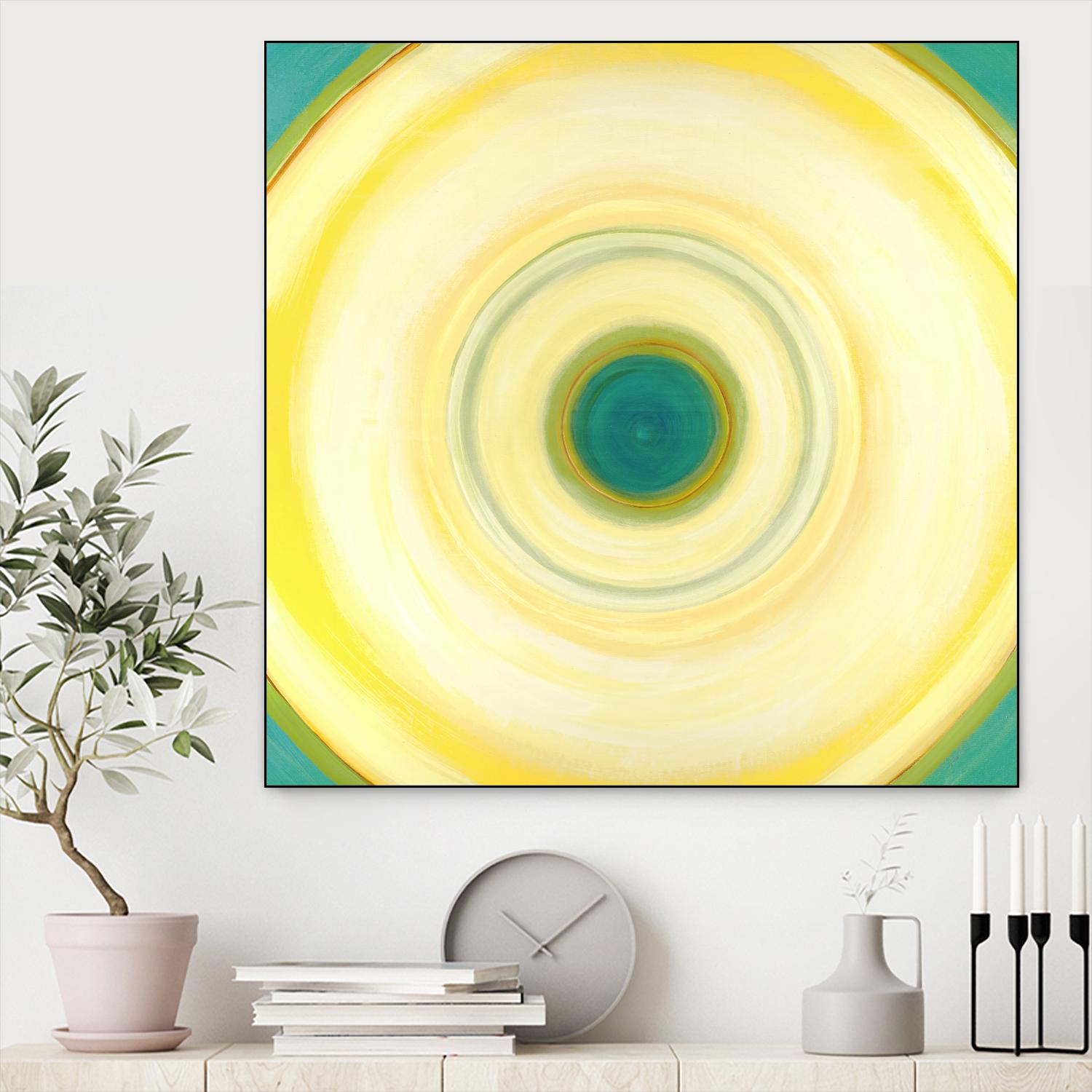 Soft Focus by Liz Jardine on GIANT ART - blue abstract