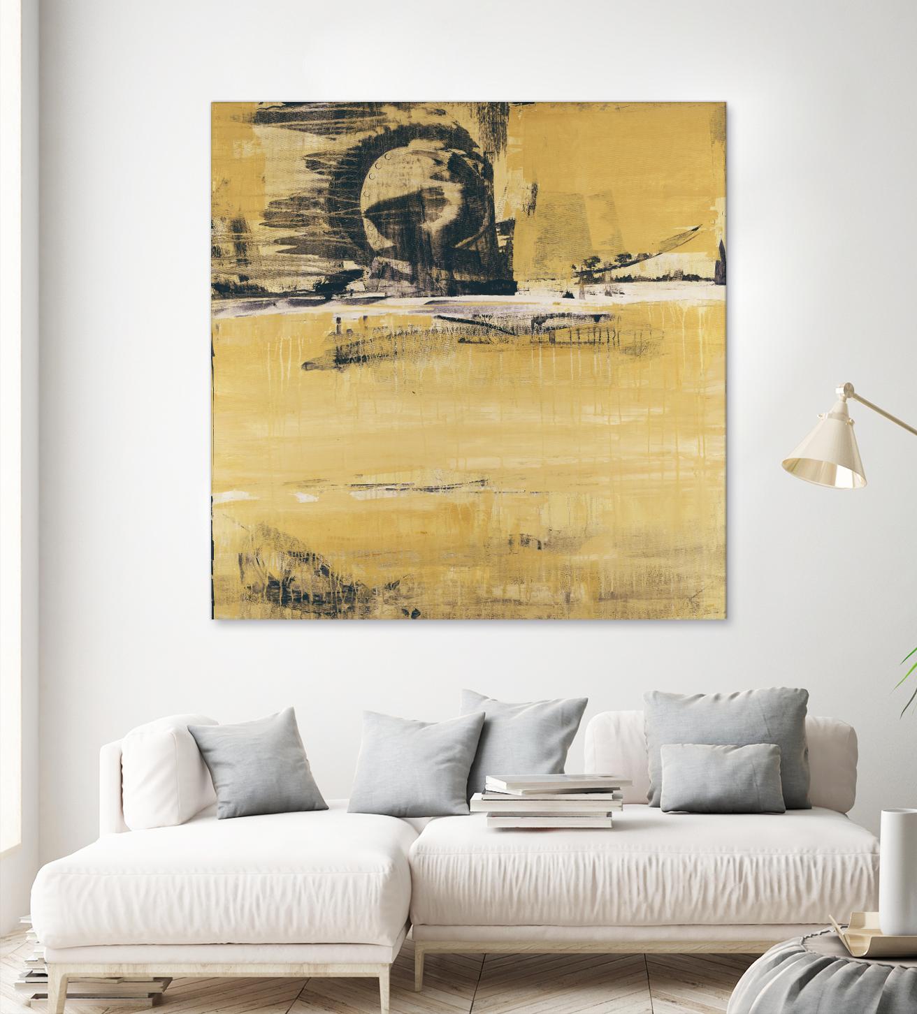 Sandstorm by Liz Jardine on GIANT ART - grey abstract