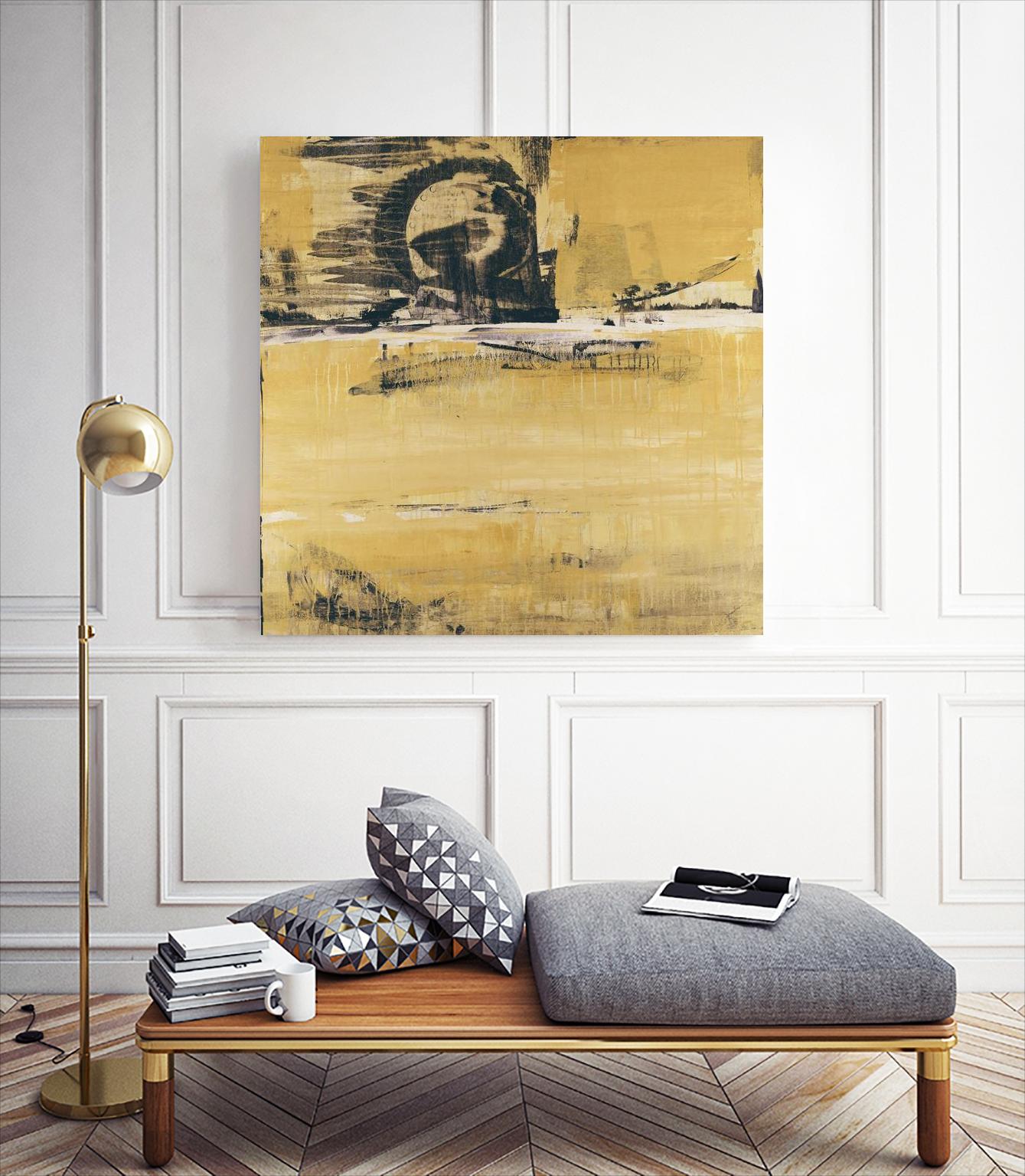 Sandstorm by Liz Jardine on GIANT ART - grey abstract